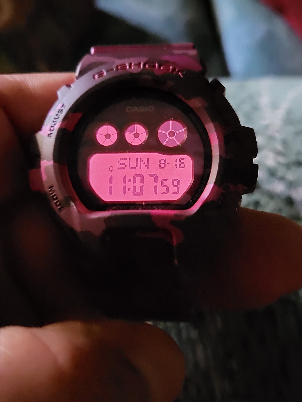 G-Shock GMD-S6900CF Pink Camo Digital Watch - Picture 8 of 8